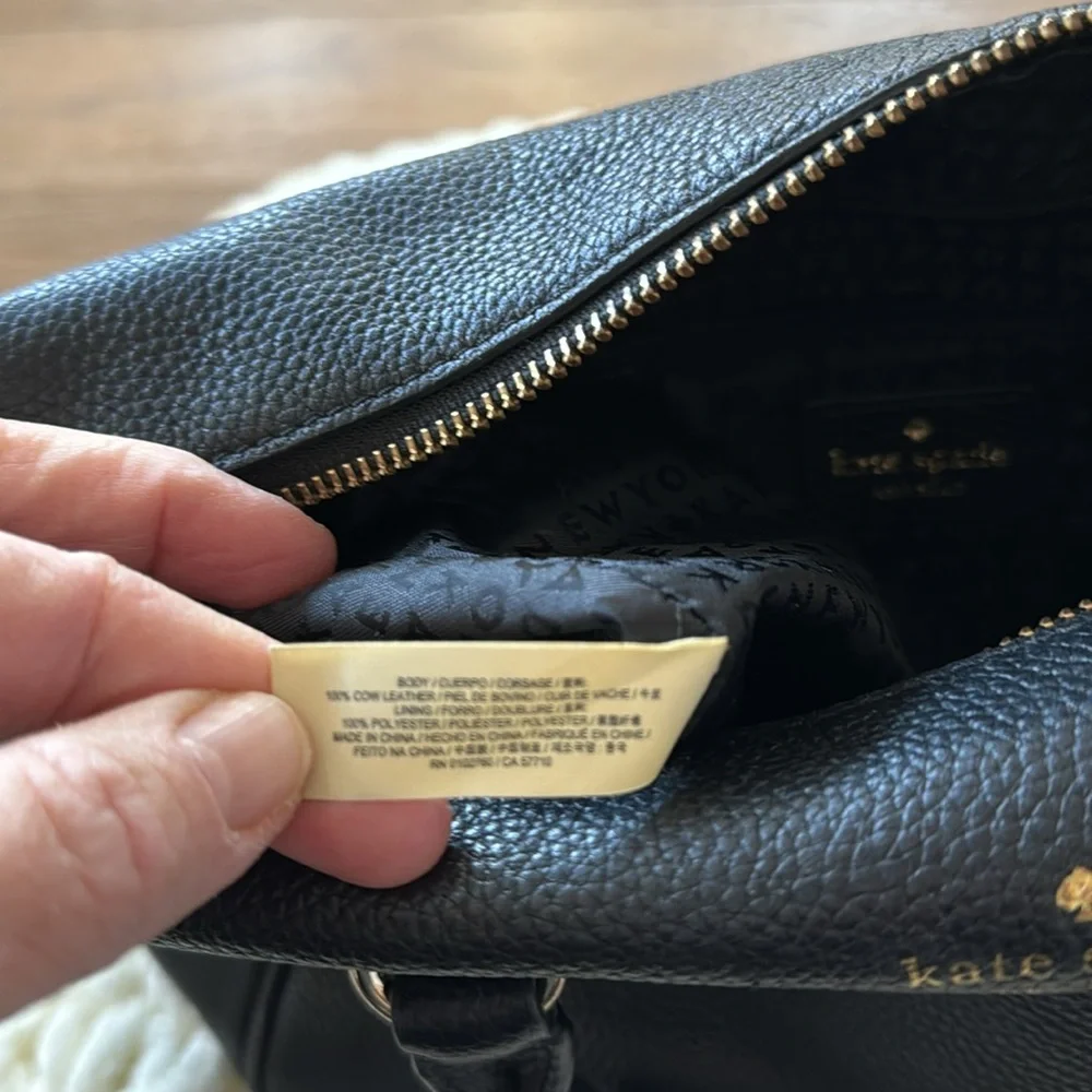 Kate Spade Black Leather Bag - Picture 7 of 7